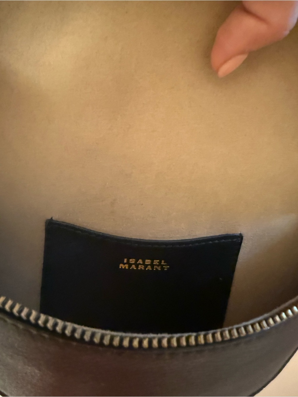 Isabel Marant SKANO BAG IN GRAINED LEATHER - Picture 10 of 10